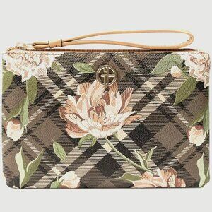 NWT Giani Bernini Wristlet in Green Plaid